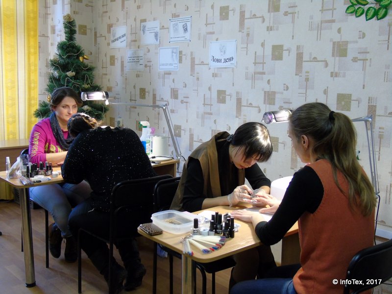 Курсы маникюра ИнфоТех - квалификационный экзамен