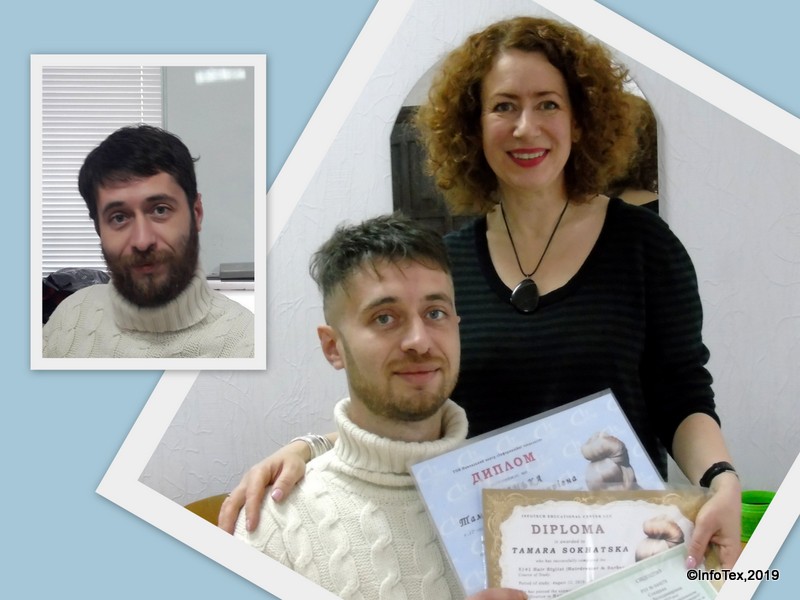 Курсы парикмахера ИнфоТех - модельная мужская стрижка Тамары Сохацкой